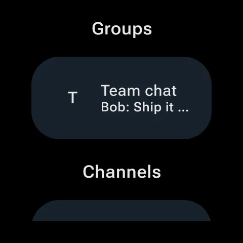 Download TeleWatch: Telegram Wear OS – Chat di Jam Tangan Pintar - Screenshot 14