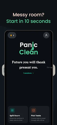 Download Panic Clean: ADHD Room Timer Terbaru – Bersih Mudah - Screenshot 1