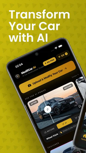 Download ModifCar AI Terbaru – Ubah Desain Mobil Anda Instan - Screenshot 1