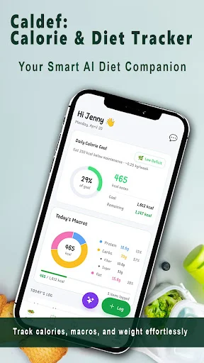 Download Caldef: AI Calorie Tracker Terbaru – Hitung Kalori AI - Screenshot 1