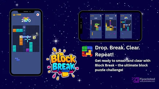 Download Block Break! Terbaru – Game Puzzle Adiktif Gratis - Screenshot 1