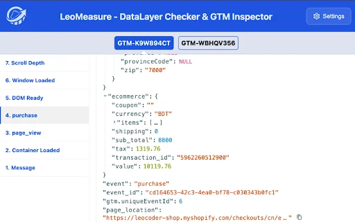 Download LeoMeasure Terbaru – Cek DataLayer & GTM Gratis - Screenshot 1