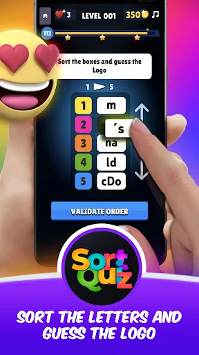 Download Logomania 3 Sort Quiz Words Terbaru – Game Tebak Logo Seru - Screenshot 17