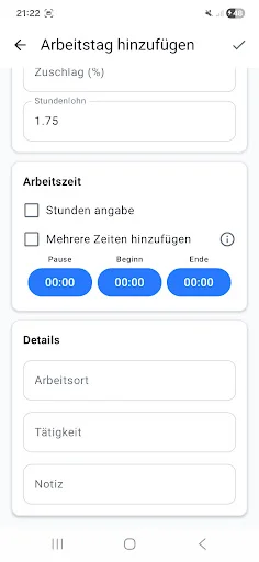 Download Stundenrechner Pro Terbaru – Hitung Jam Kerja Mudah - Screenshot 6