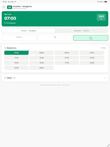 Download Madeira Bus Terbaru – Jadwal Bus Offline & Praktis - Screenshot 11