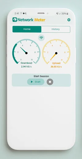 Download Network Meter Terbaru – Pantau Kecepatan Internet Gratis - Screenshot 2