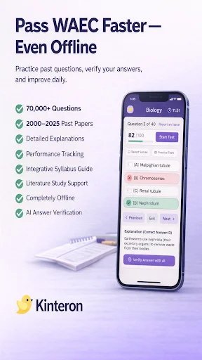 Download WAEC CBT Past Questions 2026 – Latihan Soal Offline - Screenshot 1