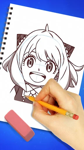 Download How to Draw Anime Terbaru – Tutorial Menggambar Mudah - Screenshot 14