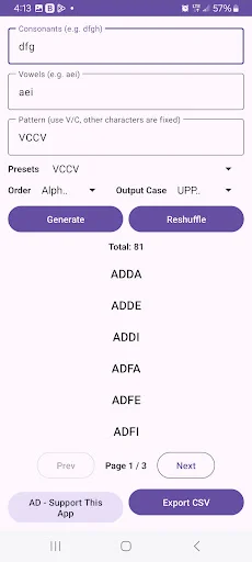 Name Generator: Custom Names – Buat Nama Unik dan Kreatif Gratis - Screenshot 1