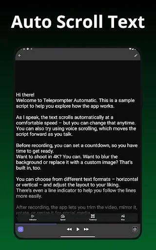 Download Teleprompter Automatic Terbaru – Rekam Video Mudah - Screenshot 12