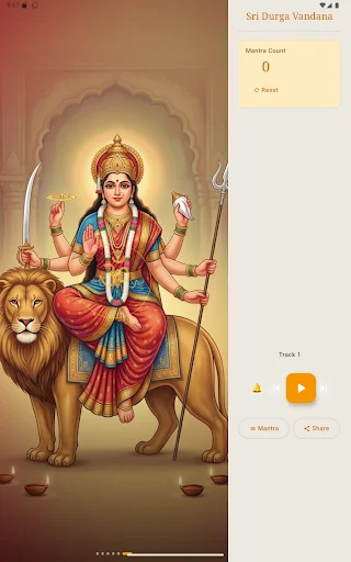 Download Shree Durga Vandana Terbaru – Aplikasi Doa Suci Gratis - Screenshot 7