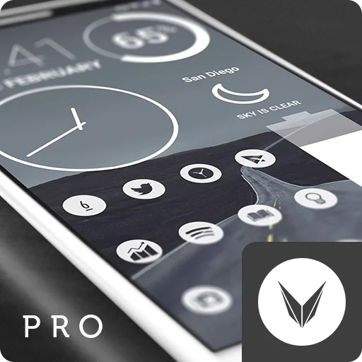 Download Light Void Pro Terbaru – Paket Ikon Minimalis Putih