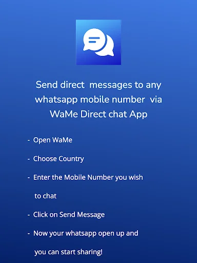 Download wame-Direct Chat Terbaru – Kirim Pesan Tanpa Simpan Kontak - Screenshot 12