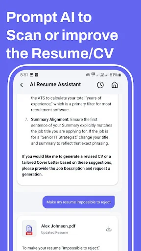 Download AI Resume Maker Terbaru – Buat CV Profesional Gratis - Screenshot 4