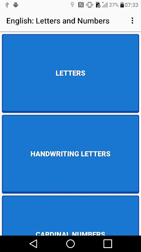 Download English: Letters and Numbers Terbaru – Belajar Gratis - Screenshot 1