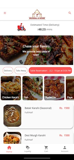 Download Mughal-e-Azam: Food Restaurant Terbaru – Pesan Makanan - Screenshot 1