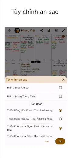 Download Lập Lá Số Tử Vi Terbaru – Kelola Horoskop & Astrologi - Screenshot 21
