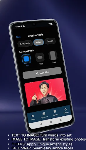Download ComiForge Terbaru – Buat Seni Komik AI Gratis - Screenshot 3