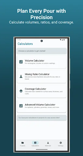 Download Resin Calculator Terbaru – Alat Hitung Resin Gratis - Screenshot 1