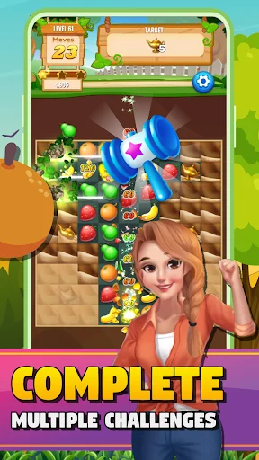 Download Sweet Fruit Match Puzzle Blast Gratis – Game Puzzle Seru - Screenshot 12