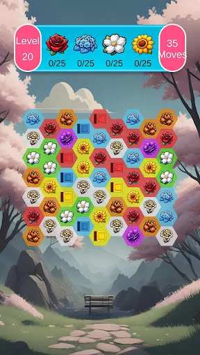 Download Blossom Bloom Terbaru – Game Puzzle Bunga Gratis - Screenshot 1