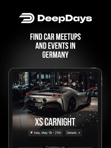 Download DeepDays – Autotreffen Terbaru – Temukan Komunitas Mobil - Screenshot 9