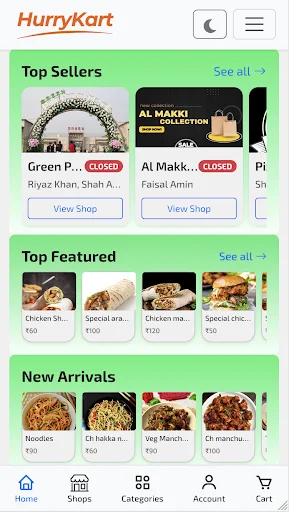 Download HurryKart Terbaru – Aplikasi Pesan Antar Makanan & Toko - Screenshot 4