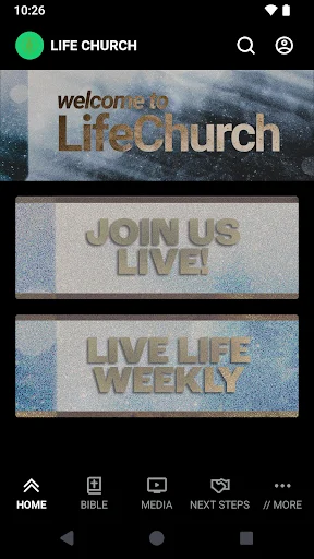 Download Aplikasi LIVE LIFE CHURCH Terbaru – Akses Ibadah Gratis - Screenshot 1