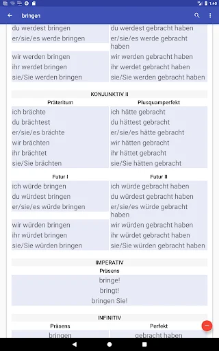 Download Deutsche Verben Terbaru – Belajar Konjugasi Bahasa Jerman - Screenshot 21