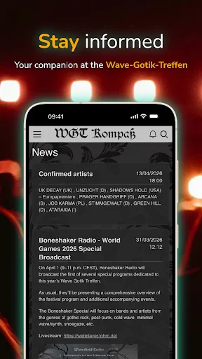 Download WGT Kompaß Terbaru – Aplikasi Resmi Festival Musik - Screenshot 1