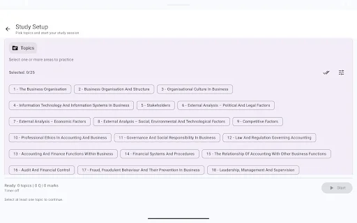 Download ACCA F1 BT Terbaru – Latihan Ujian Gratis 2024 - Screenshot 13