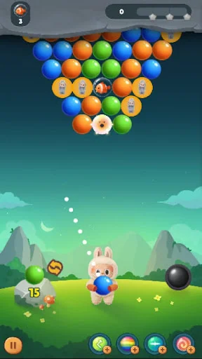 Download Labubu Bubble Shooter Terbaru – Game Seru Gratis - Screenshot 3