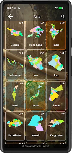 Download Asia Map Puzzle Terbaru – Game Edukasi Peta Asia Gratis - Screenshot 2
