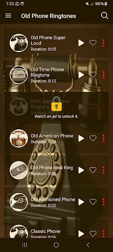 Download Old Phone Ringtones Terbaru – Suara Telepon Klasik Gratis - Screenshot 1