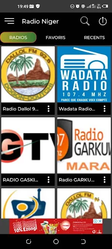 Download Niger Radios + Enregistreur Terbaru – Rekam Radio Gratis - Screenshot 4