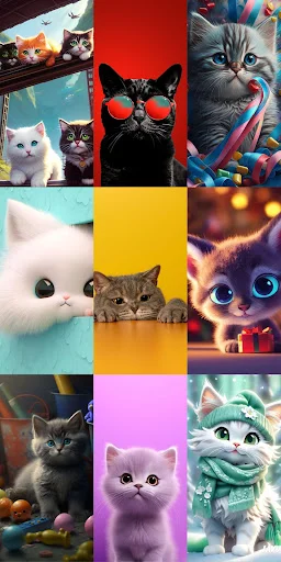 Download Cute Cat Wallpapers Terbaru – Wallpaper Kucing Lucu Gratis - Screenshot 10