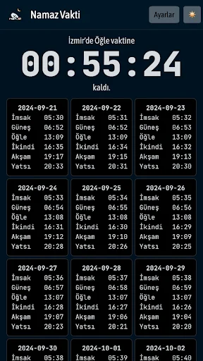 Download Namaz Vakti (İnternetsiz) Terbaru – Jadwal Salat Gratis - Screenshot 6