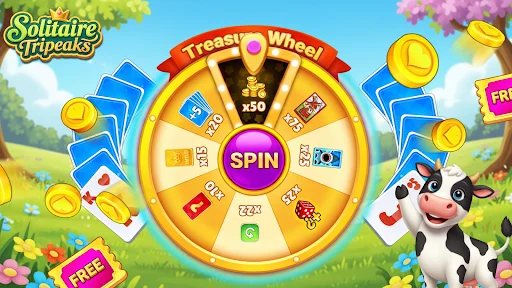 Download Solitaire TriPeaks Tablet Terbaru – Game Kartu Santai - Screenshot 5