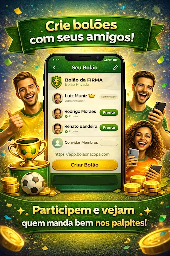 Download Bolão na Copa Terbaru – Tebak Skor Seru Bersama Teman - Screenshot 2