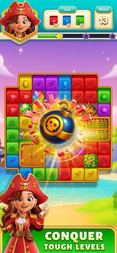Download Poptrix Terbaru – Game Puzzle Blok Warna Seru Gratis - Screenshot 1