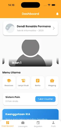 Download IamUNSRI Terbaru – Aplikasi Alumni Universitas Sriwijaya - Screenshot 1