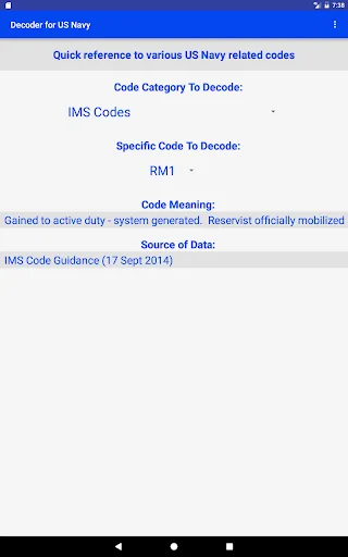 Download Navy Decoder Terbaru – Referensi Kode Angkatan Laut - Screenshot 5