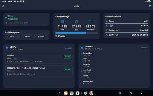 Download NASDeck – Kelola Server TrueNAS di HP Anda Sekarang - Screenshot 11