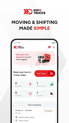Download REDX Trucks Terbaru – Layanan Kirim Barang Cepat & Aman - Screenshot 1