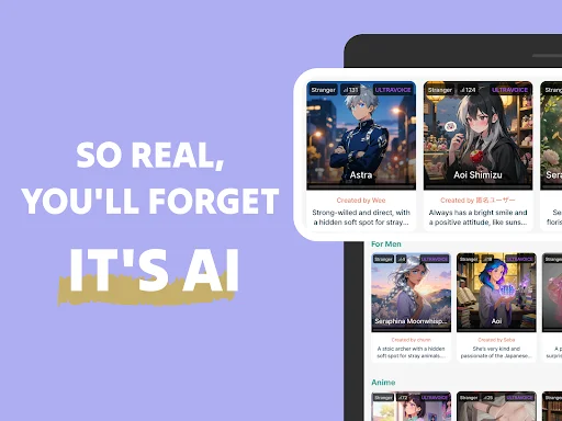 Download AITOMO : ANIME Voice AI Chat – Belajar Bahasa Jepang - Screenshot 6