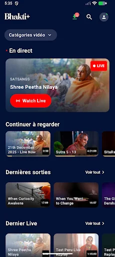 Download Bhakti+ Terbaru – Ajaran Suci Paramahamsa Vishwananda - Screenshot 3