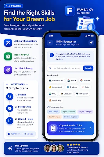 Download Fambai CV Builder Terbaru – Buat CV ATS Gratis - Screenshot 1