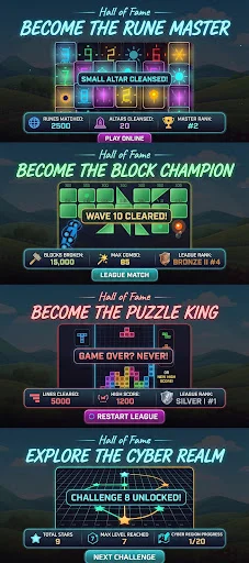 Download Neon Block: Match & Puzzle Terbaru – Game Offline Seru - Screenshot 6