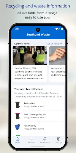 Download Southend Waste Terbaru – Akses Layanan Sampah Mudah - Screenshot 1