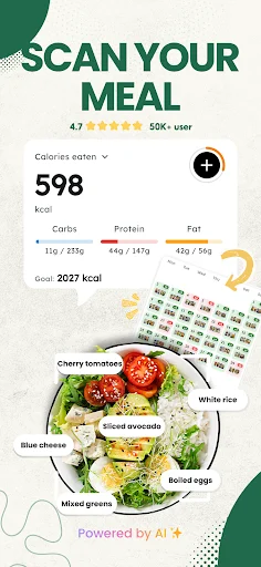 Download NutriPlan – Pelacak Kalori & Diet Sehat Gratis - Screenshot 1